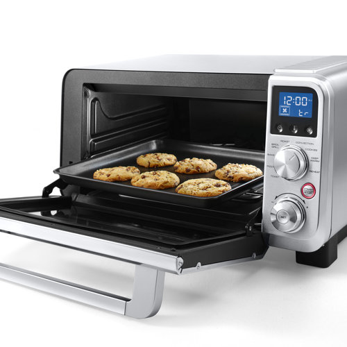 De'Longhi Small Convection Toaster Oven For Countertop With internal light And 9 Preset